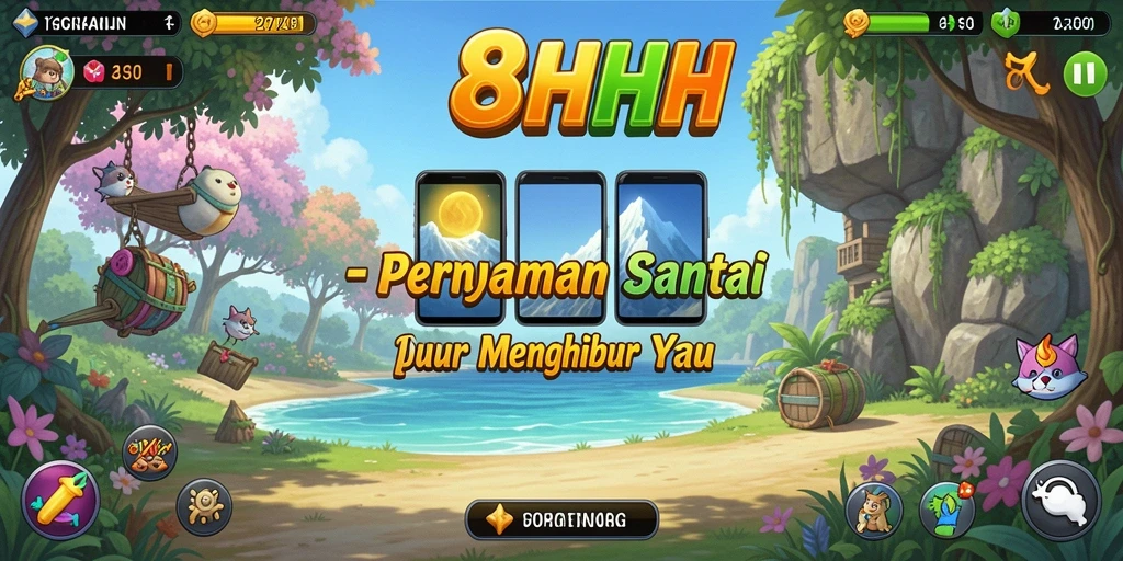 Screenshot mengungkapkan gameplay seru dan penuh warna dari 8HHH.