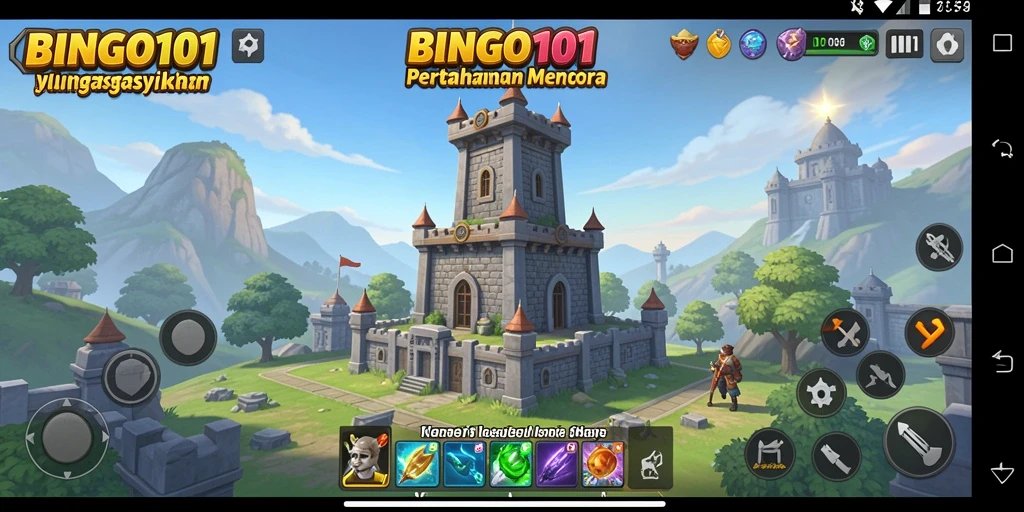 Tampilan gameplay Tower Defense yang menegangkan dan menarik.