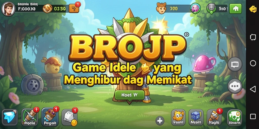 Tampilan gameplay <strong>BROJP</strong> yang seru dan interaktif dalam genre Idle.