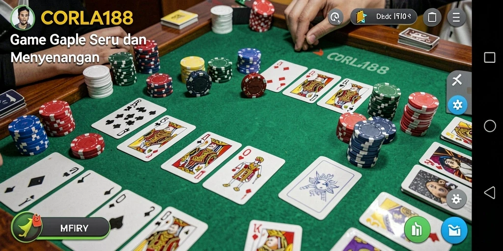 Tampilan gameplay seru dan kompetitif dalam CORLA188.