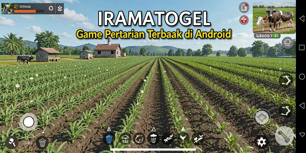 Gameplay IRAMATOGEL dengan berkebun dan merawat hewan.