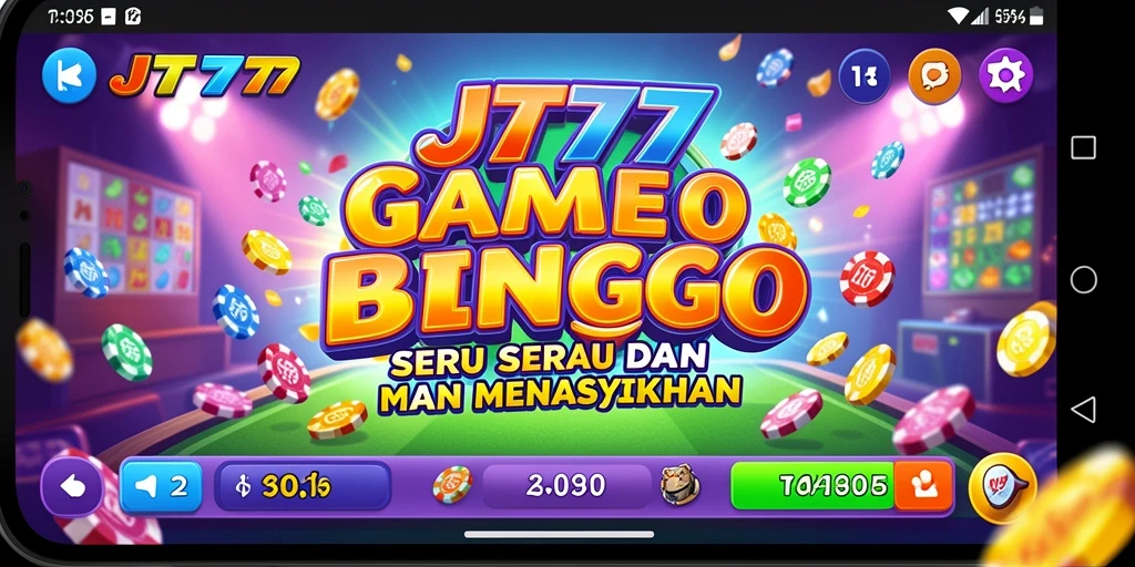 Screenshot gameplay JT777 menampilkan keseruan permainan Bingo.
