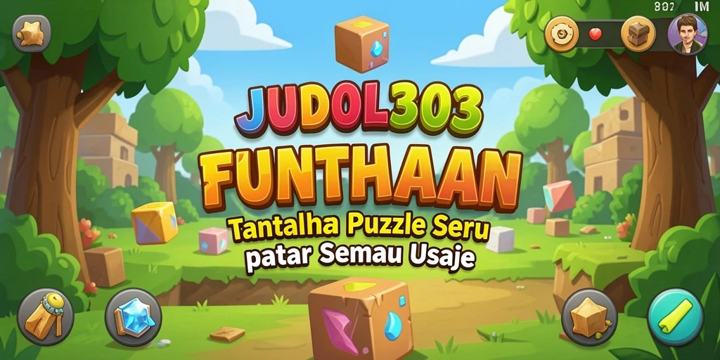 Antarmuka permainan JUDOL303 dengan berbagai puzzle yang menantang.