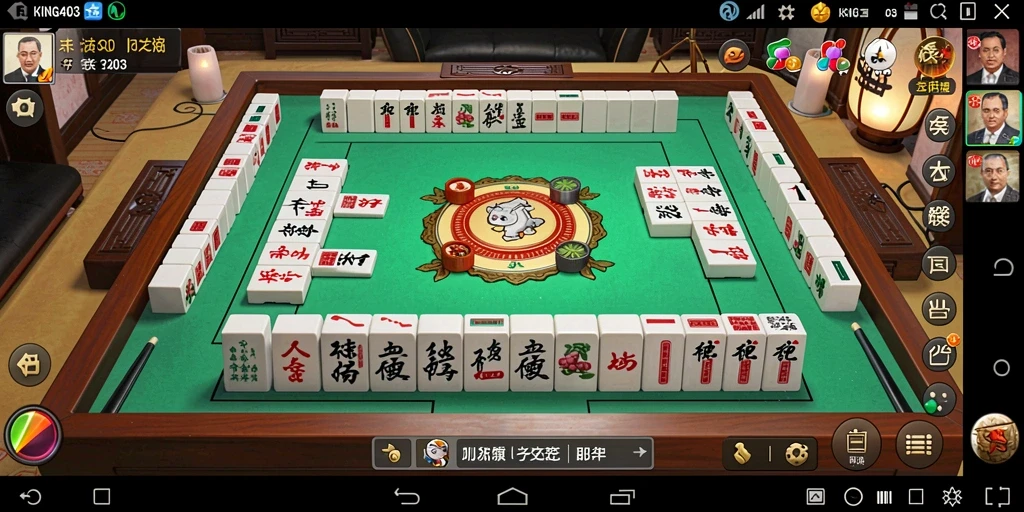 Tampilan gameplay Mahjong yang menarik dan penuh tantangan.