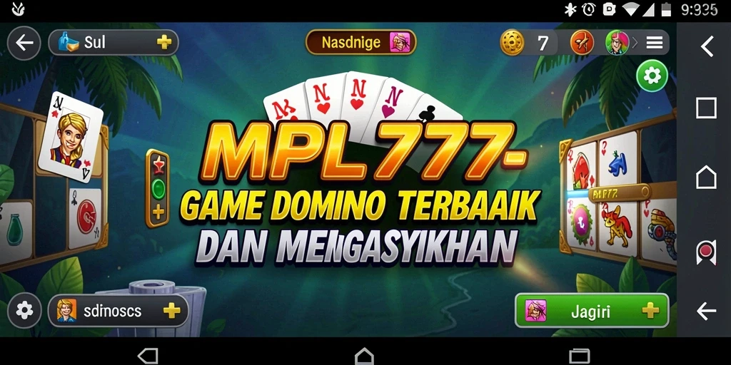 Tampilan gameplay MPL777 yang menarik dan penuh aksi permainan Domino.