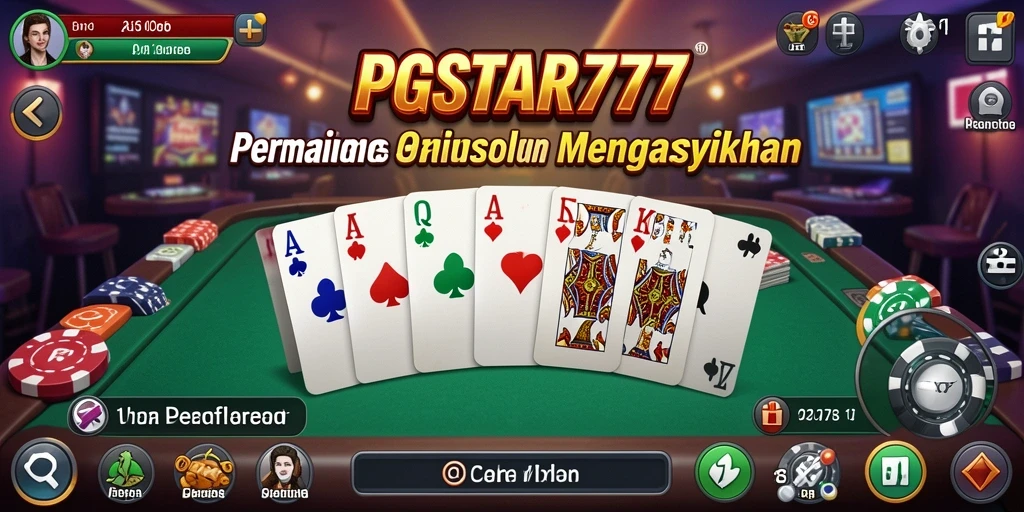 Screenshot PGSTAR777 menampilkan aksi seru dalam permainan Domino.