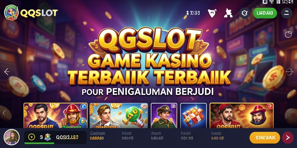 Tampilan gameplay QQSLOT yang mendebarkan dengan fitur interaktif.