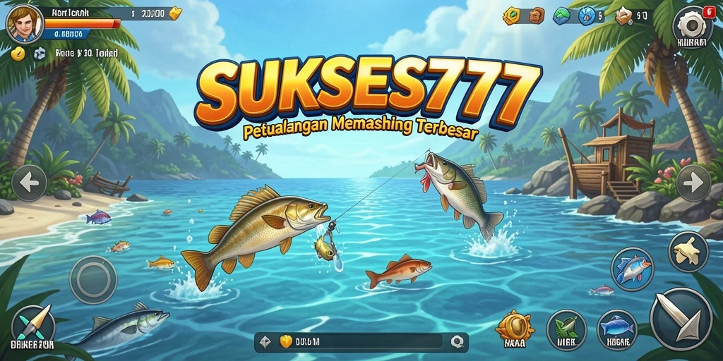 Tangkapan ikan besar dalam gameplay SUKSES777 yang memukau.