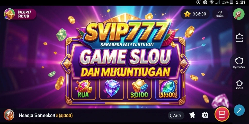 Tampilan gameplay Slot menarik dengan banyak fitur bonus.
