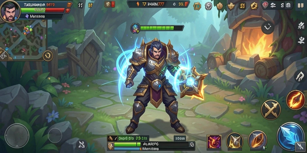 Tangkapan layar gameplay TARUHAN77 dengan aksi seru dan karakter menarik.