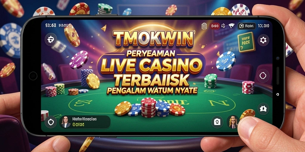 Tampilan gameplay Live Casino yang mengasyikkan di TMOKWIN.