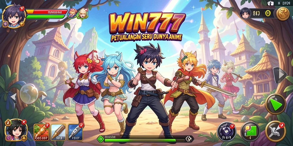 Tampilan gameplay WIN777 yang menarik dan penuh warna.