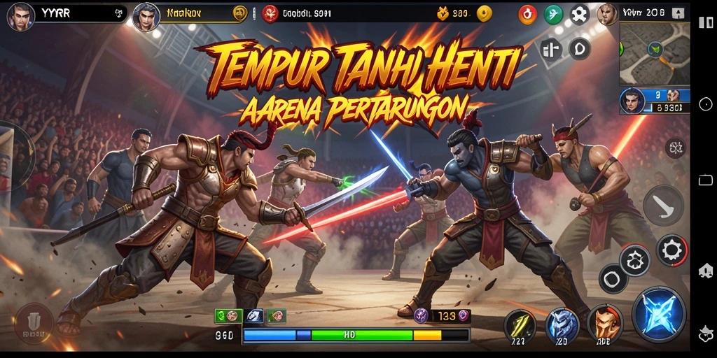 Tampak aksi seru dan intens dalam gameplay YYRR.